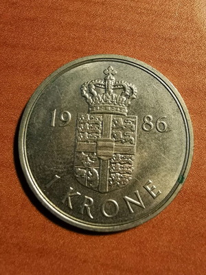 Κορώνα Δανίας 1986 καινούργιο