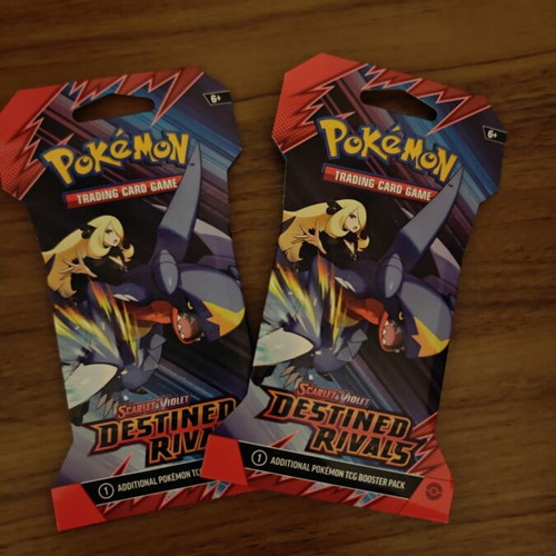 Pokemon Destined Rivals Sleeved Booster Packs 2 Pieces New