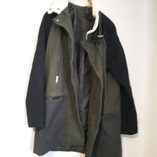 H&M coat black size S 36 8 like new