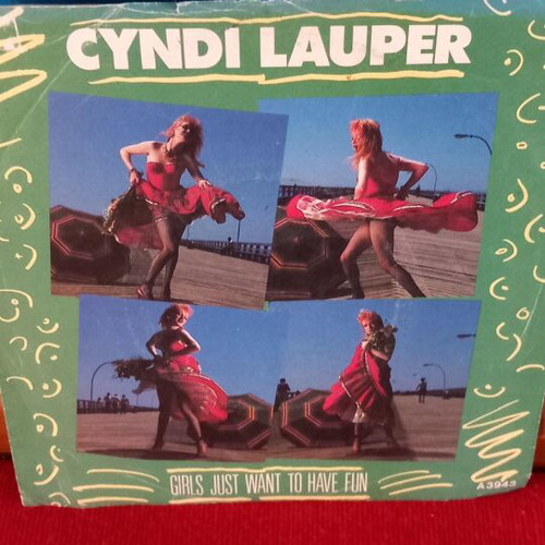 Cyndi Lauper Girls Just Want To Have Fun record like new, rock