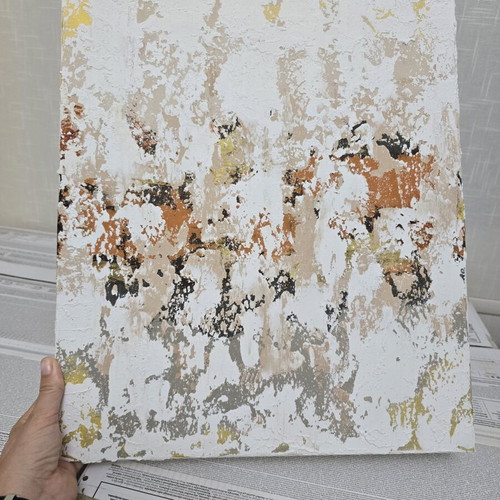 Abstract painting textured artwork 40x50cm acrylics on canvas