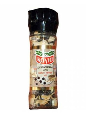 Kagia Garlic Pepper Mill 38g Glass Refillable New