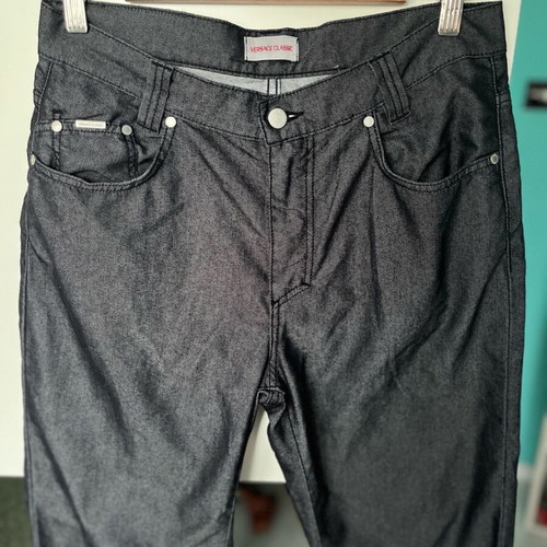 Versace Classic men's pants, size 33, blue