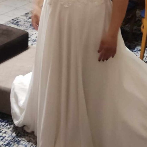 Elyssee wedding dress like new, white, sizes XL and XXL