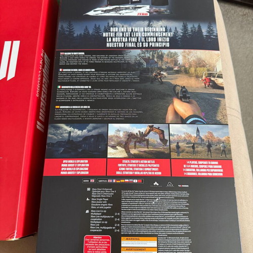 Generation Zero and Wolfenstein 2 II Collector editions new, Xbox One set