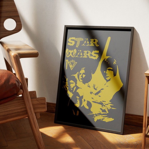 Star Wars poster new, A3 size without frame