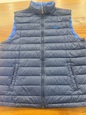 La Martina sleeveless jacket XL blue like new