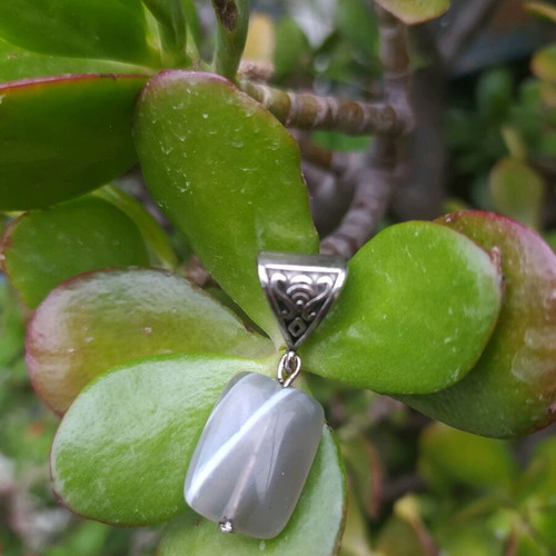 Pendant with semi-precious stone made to order