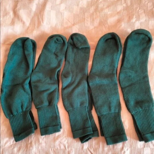 Military socks like new, pack of five, size 44, cotton and coolmax