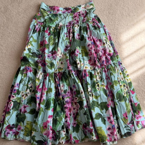 Dolce & Gabbana cotton skirt, size M/L, colorful