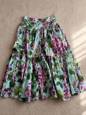 Dolce & Gabbana cotton skirt, size M/L, colorful