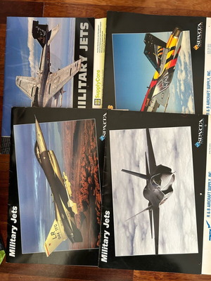 Set of vintage annual aviation calendars new
