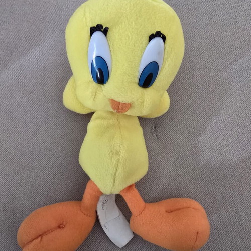Vintage Looney Tunes plush set with Tweety, Daffy Duck, Donkey, like new