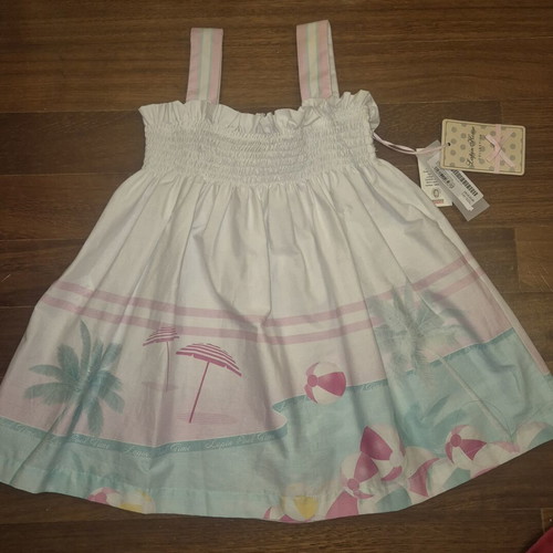 Lapinhouse dress for girl 4 years like new, white