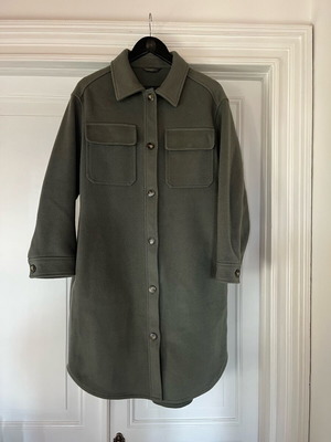 Παλτό Marks & Spencer μεταχειρισμένο, σκούρο χακί, μέγεθος M