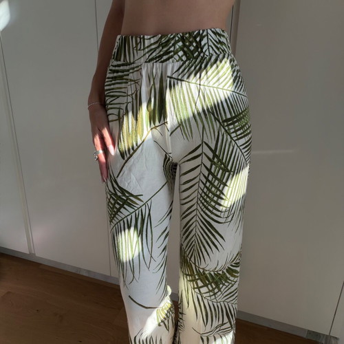 Loose fabric pants with pattern H&M like new, size S