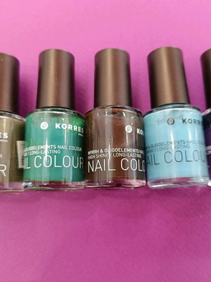 Μανό Κορρές νέα, πακέτο 5 χειμερινά χρώματα