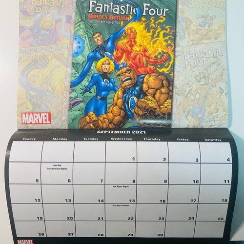 Fantastic Four calendar 2021 like new