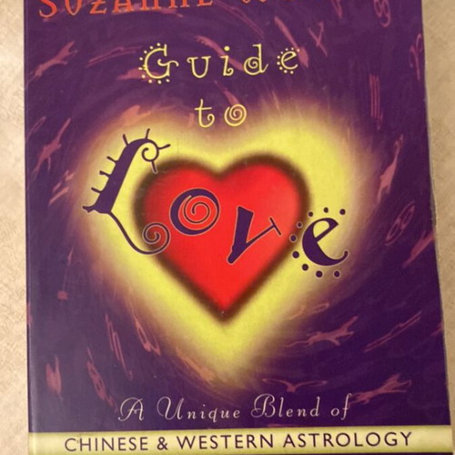 Guide to Love astrology book by Suzanne White used with free Cosmopolitan book