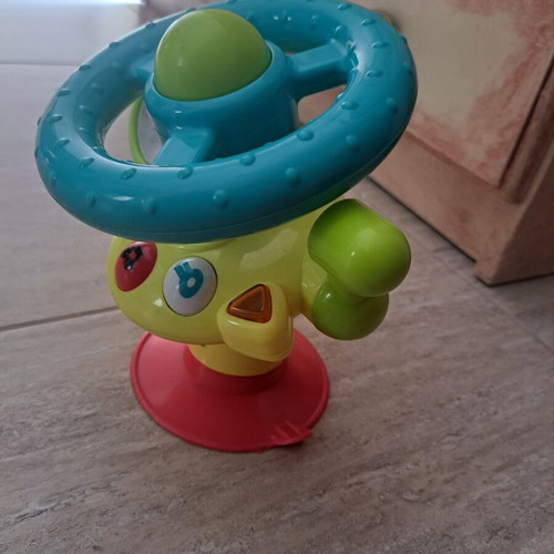 ELC Steering Wheel Toy for High Chair with Sounds and Mirror