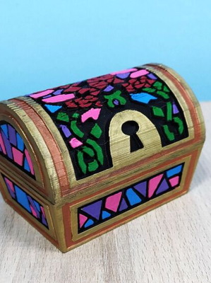 Kingdom Hearts 3D printed chest new, Beauty and the Beast