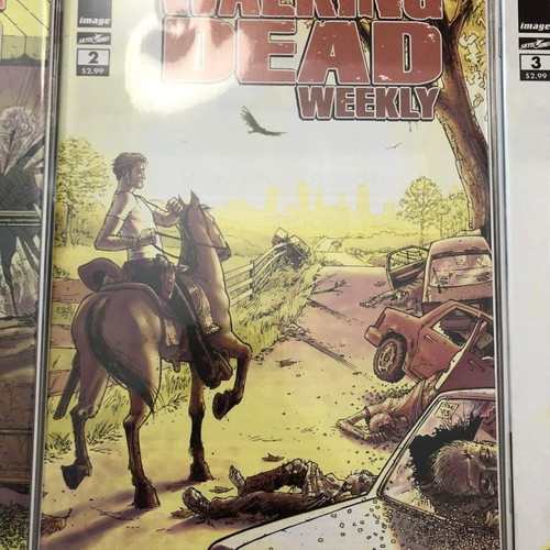 Walking Dead Weekly set of 47 comics like new