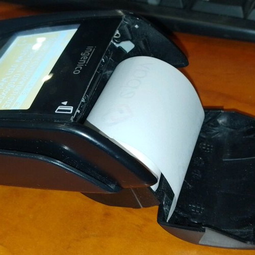 Ingenico iCT220 POS used, epay Paycenter Piraeus Bank