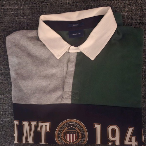 Gant long-sleeve polo XL multicolor like new