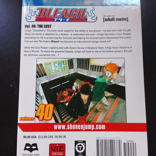 Bleach Volume 40 manga used, English