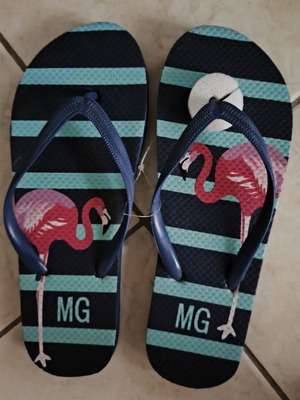 Flamingo flip flops new, sizes 36-38