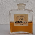 Chanel No. 19 Parfum Extrait 14 ml used, classic fragrance