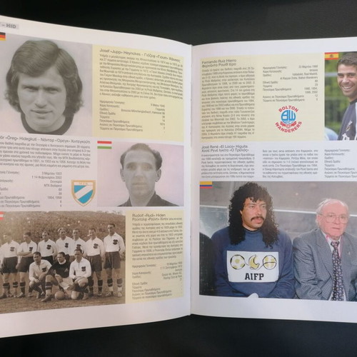 1000 Football Players book like new, Greek edition