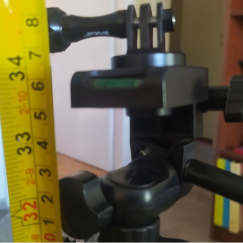 Camera tripod with PULUZ adapter and carrying case like new