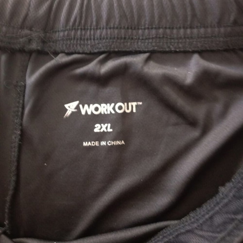 Athletic shorts, size XXL, black