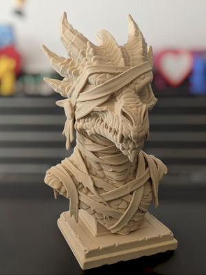 Mummy Dragon Bust made to order