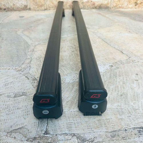 G3 Aluminum Roof Bars Set with Feet and Lock for Mini Cooper Countryman