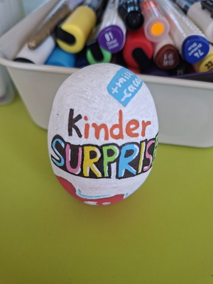 Kinder Surprise decorative handmade figure, new