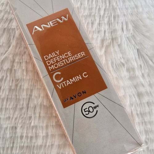 Avon Anew Daily Defence Moisturiser Vitamin C SPF 50 face cream new 50ml