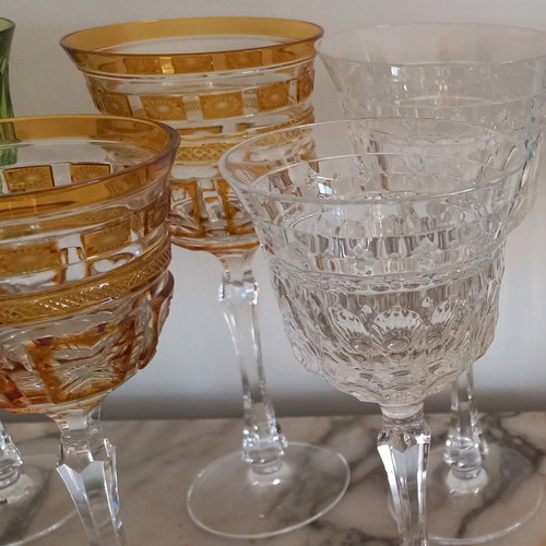 Nachtmann crystal glasses new, 2 water and 2 wine