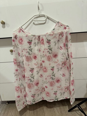 Sinsay blouse multicolored like new, sheer