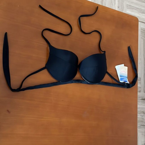 Solano bikini top new, size 5XL, black, with underwire