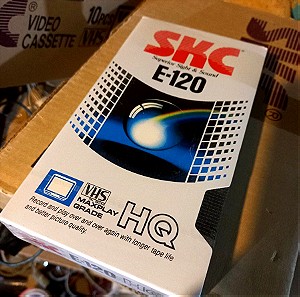 βιντεοκασέτα σφραγισμένη skc e-120 hq