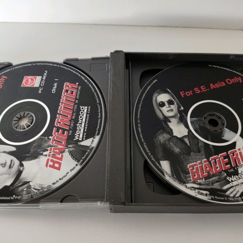 Blade Runner 1997 PC game used, 4 discs