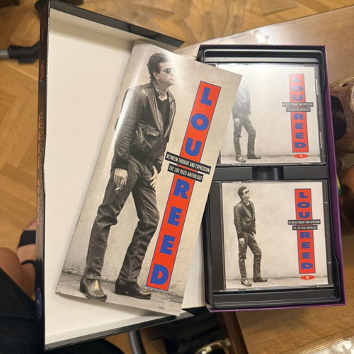 Lou Reed Between Thought and Expression 3 CD Deluxe Box Set anthology like new