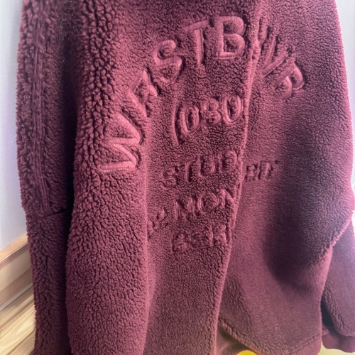 Wrstbhvr fleece jacket oversized fit like new, size M