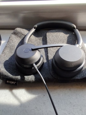 Jabra Evolve2 50 Wired USB-C Headset with USB-A Adapter