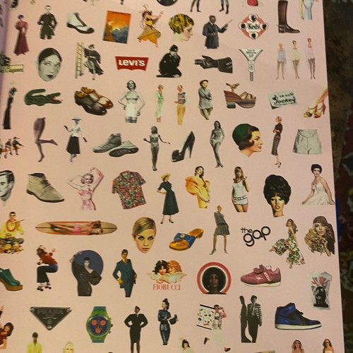 20th Century Fashion coffee table book 100 years of apparel ads like new