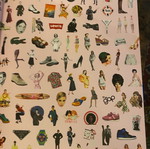 20th Century Fashion coffee table book 100 years of apparel ads like new