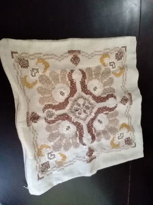 Бродирана възглавница от спално бельо/постелка 43 × 43 см!!!