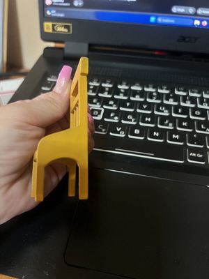Miniature yellow chair used